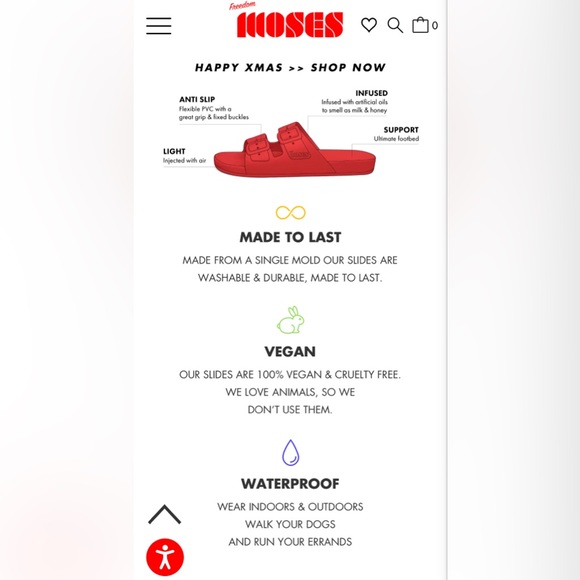 Freedom Moses NWOT Sandals - Picture 9 of 9